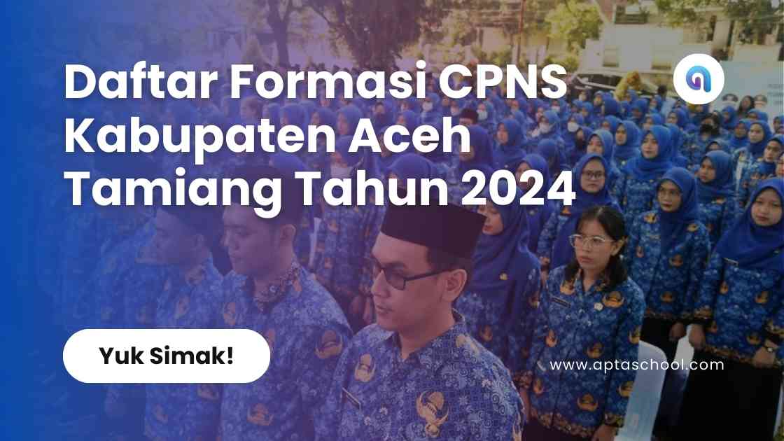 Formasi CPNS Pemerintah Kabupaten Aceh Tamiang Tahun 2024