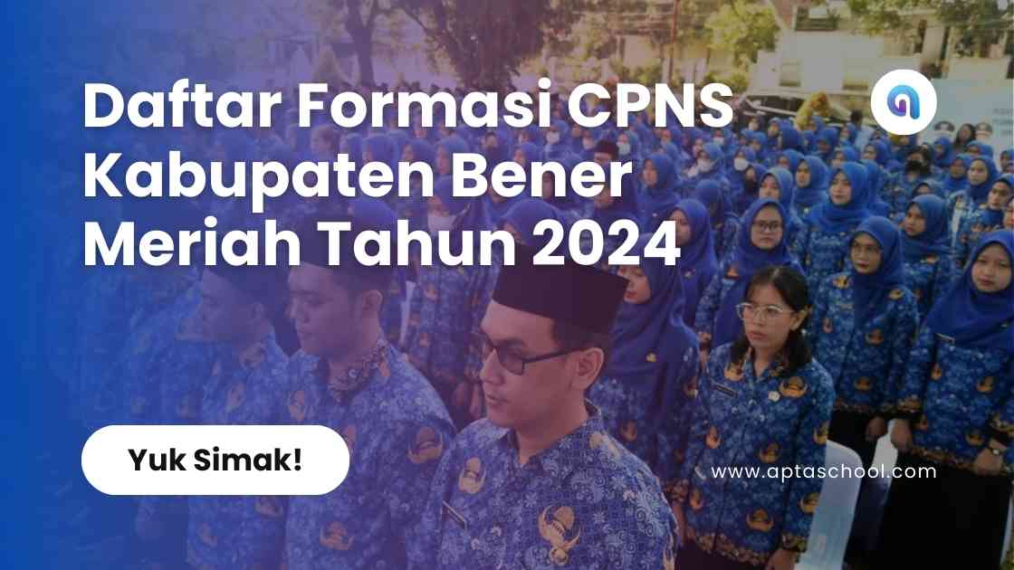 Formasi CPNS Pemerintah Kabupaten Bener Meriah Tahun 2024