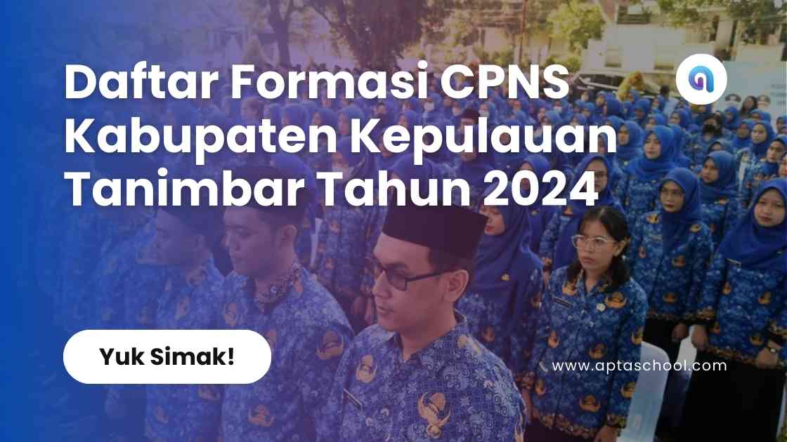 Formasi CPNS Pemerintah Kabupaten Kepulauan Tanimbar Tahun 2024