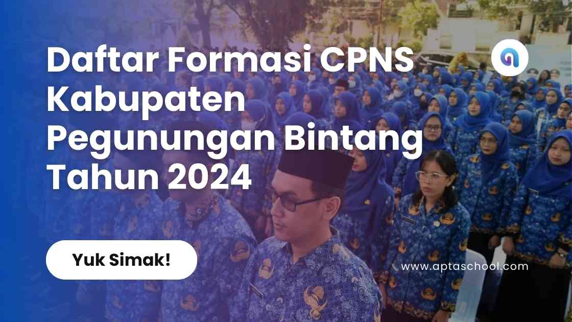 Formasi CPNS Pemerintah Kabupaten Pegunungan Bintang Tahun 2024