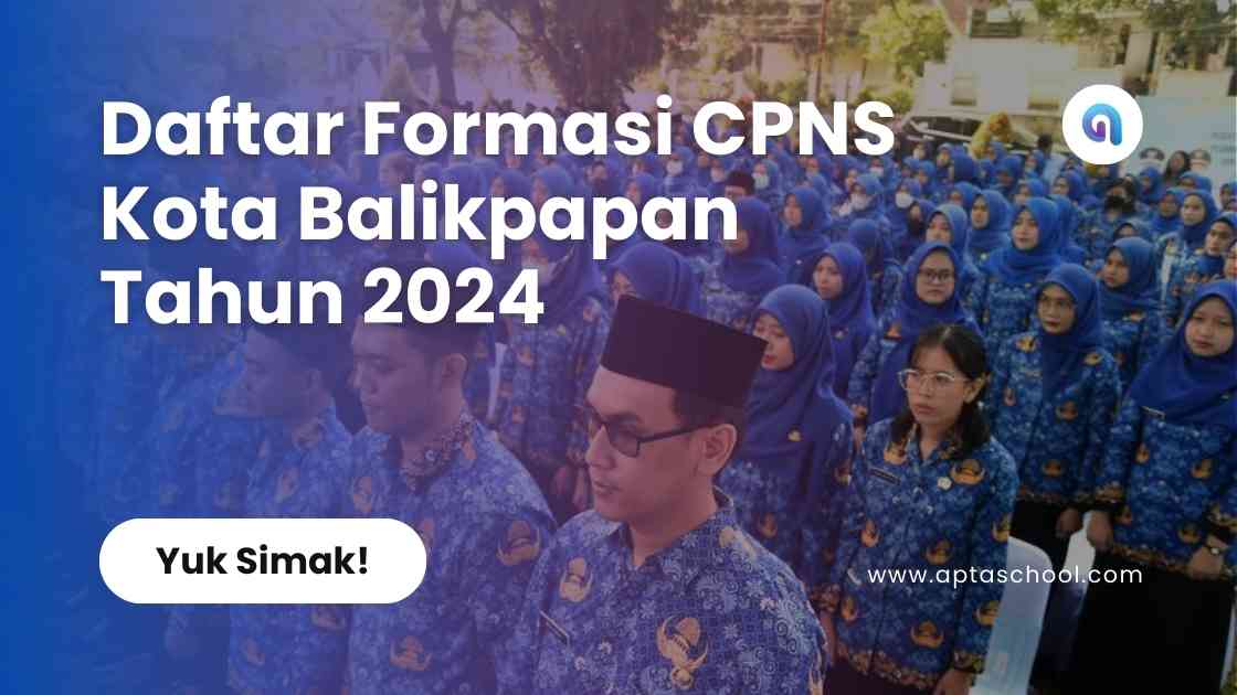 Formasi CPNS Pemerintah Kota Balikpapan Tahun 2024