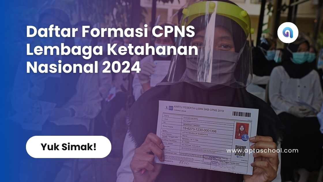 Daftar Formasi CPNS Lembaga Ketahanan Nasional 2024